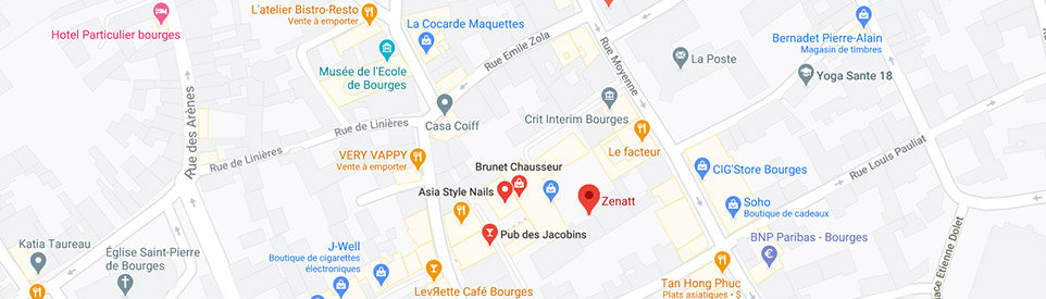 Plan Google Maps Zenatt